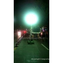 Small Portable Balloon Lighting Tower with Trailer Generator (FZM-Q1000)